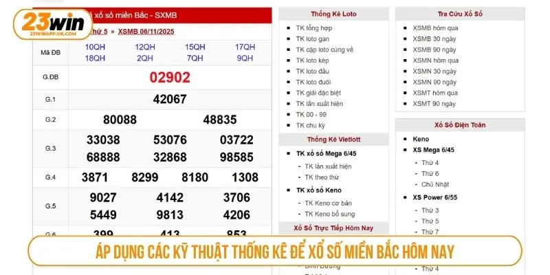 Áp dụng các kỹ thuật thống kê để xổ số miền Bắc hôm nay