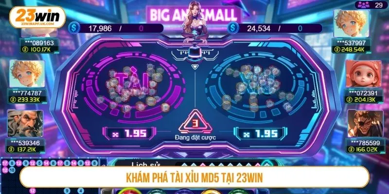 Khám phá tài xỉu MD5 tại 23WIN