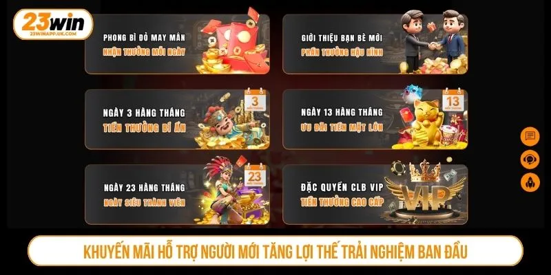 Khuyến mãi hỗ trợ người mới tăng lợi thế trải nghiệm ban đầu