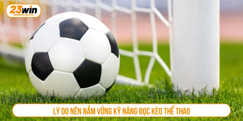 Lý do nên nắm vững kỹ năng đọc kèo thể thao