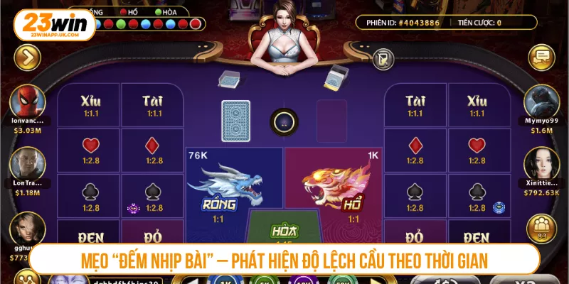 Mẹo “Đếm nhịp bài” – Phát hiện độ lệch cầu theo thời gian